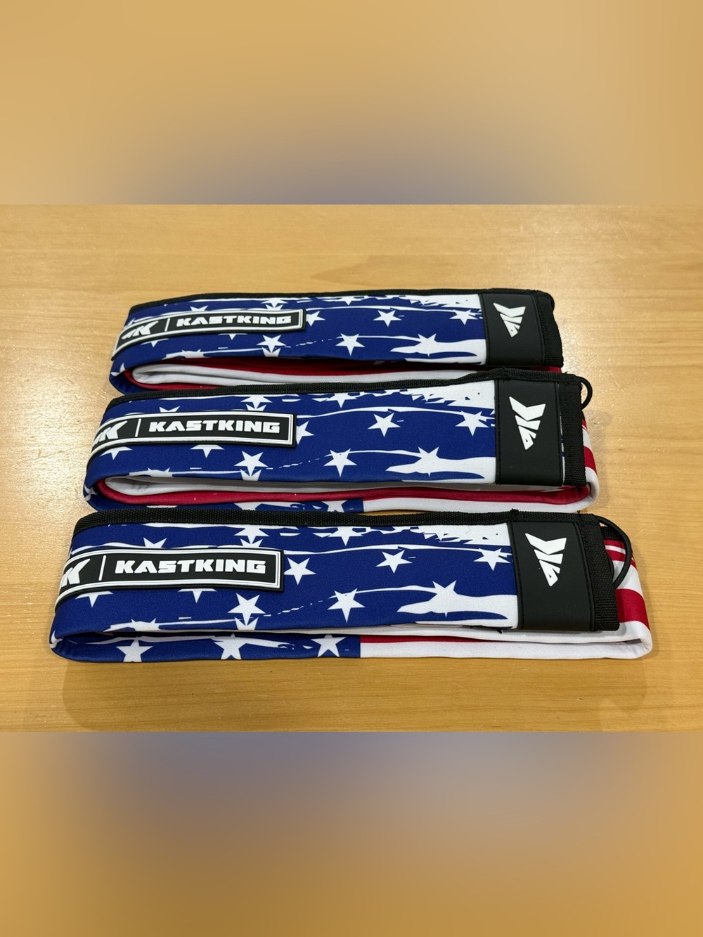 KastKing Meshguard Neoprene Rod Socks 3 pcs. NWOB Flag